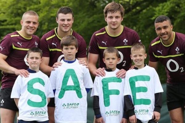 Ireland Rugby Stars Launch Safe Rugby Programme 29/5/2013