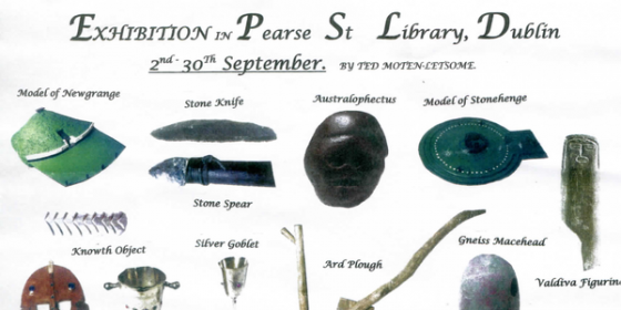 Pearse St Library Exhibition of Replica Archaeological Artifacts