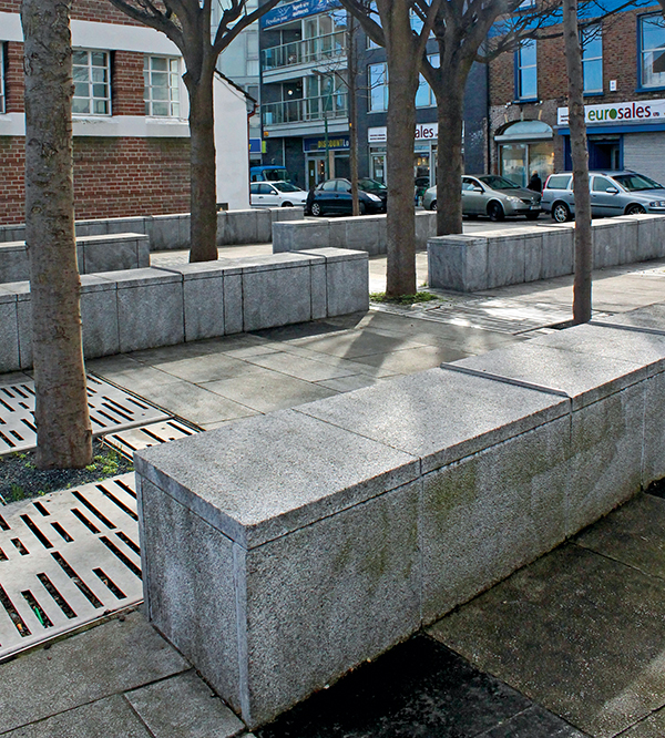Above: Ringsend Library Plaza. 