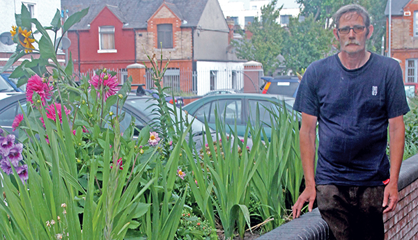 Anthony Byrne received an award for his tireless gardening work in George Reynolds House, along with his organising of events for the youth of the area. 