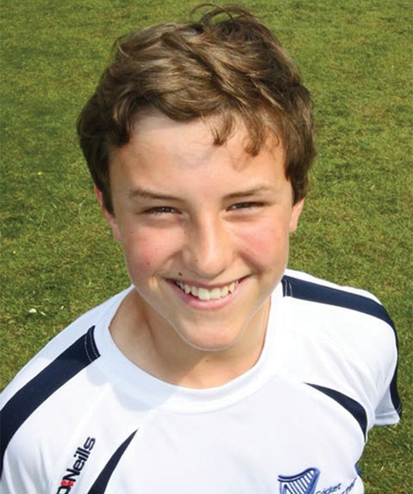 Pictured Above: Railway Cricket: Alex Styles Leinster Cricket Under-13. 