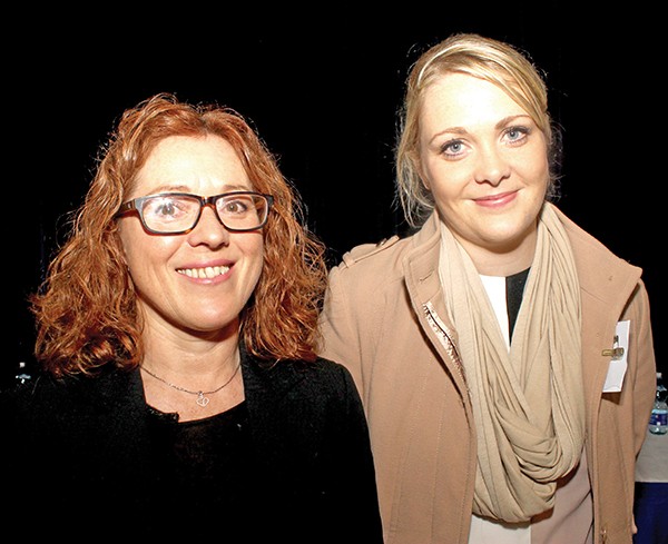 Pictured Above: Dr Carole Murphy and Amy Blake.