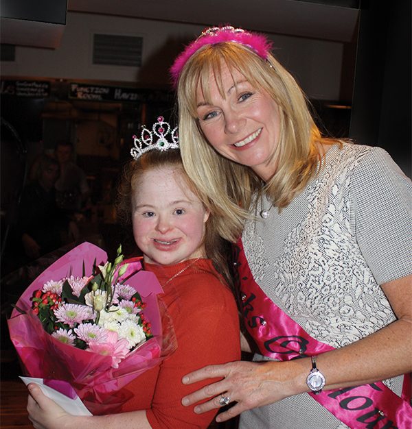 Pictured: Third place was awarded to Linda Dunphy, pictured here with Lorraine Waters. 