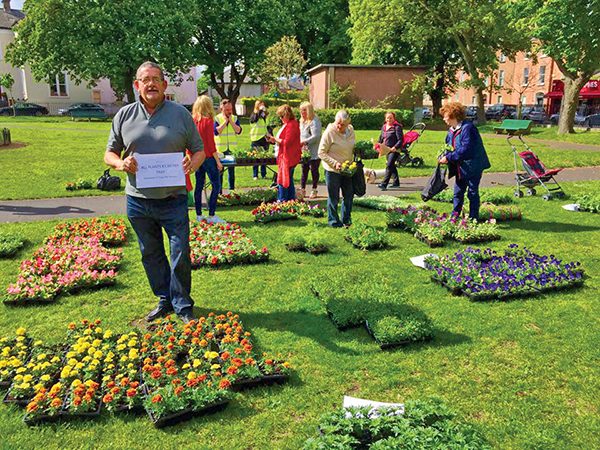 Pictured Above: STTCA Flower sale on the Green May 2016 
